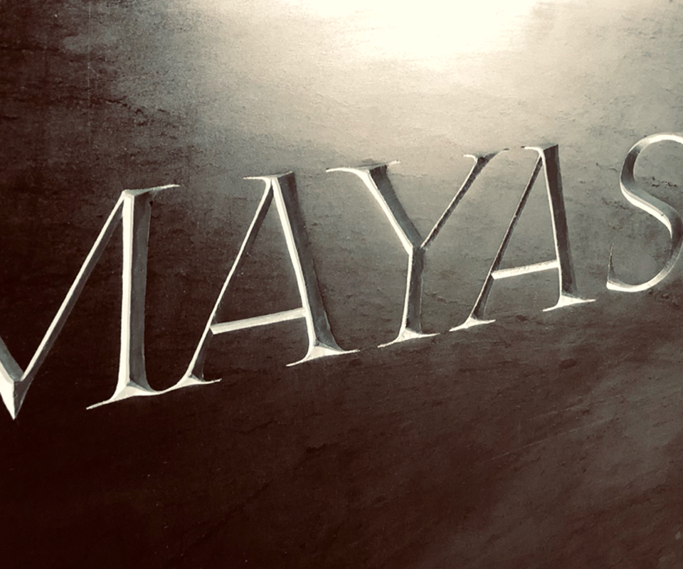 MayaStone Sign